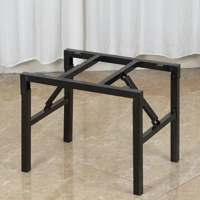 Supports de pieds de Table pliables, cadres de Table à manger, pieds à ressort épais et renforcés, r