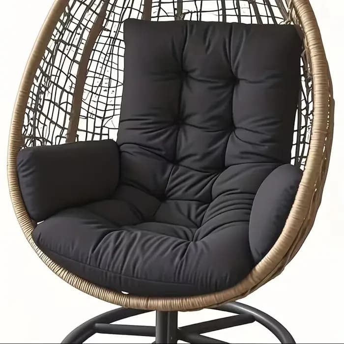 Coussin de siège amovible et lavable pour chaise suspendue