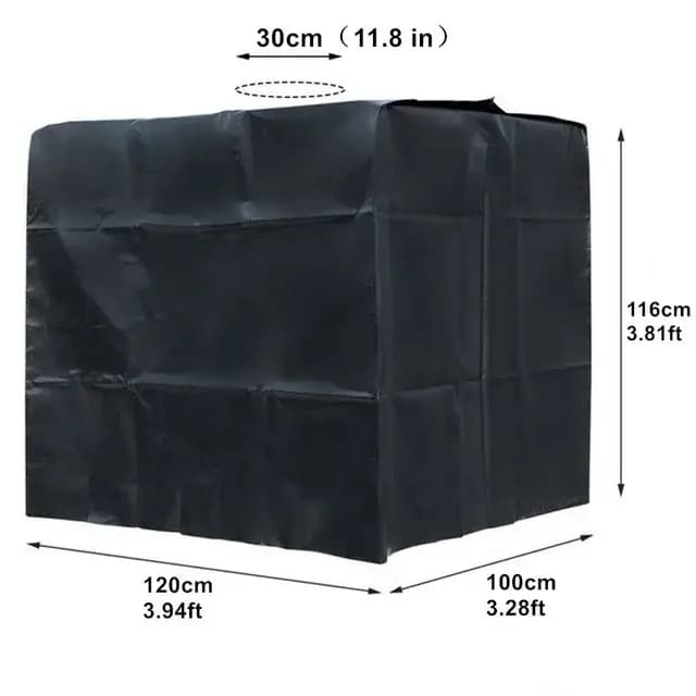 Housse fourre-tout IBC verte 1000 litres