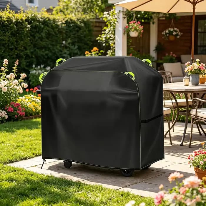 Housse de protection pour barbecue d'extérieur 210D
