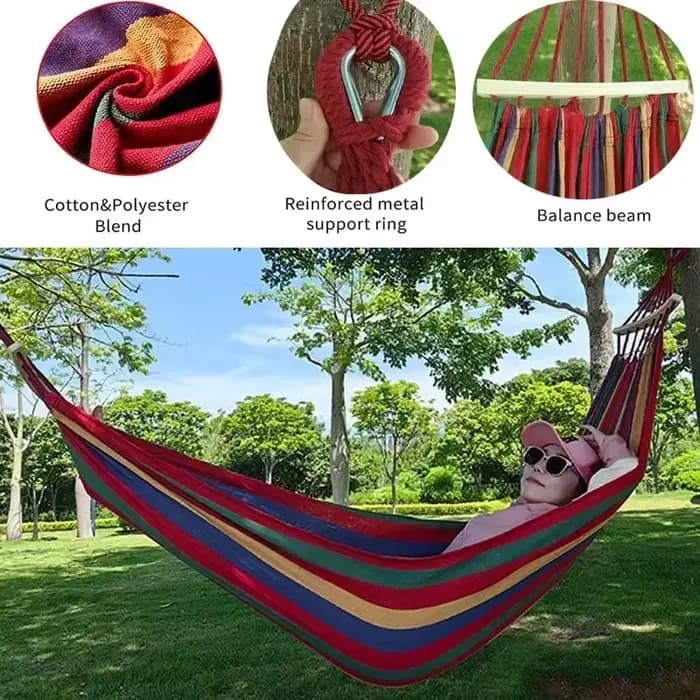 Hamac de Camping en toile d'extérieur