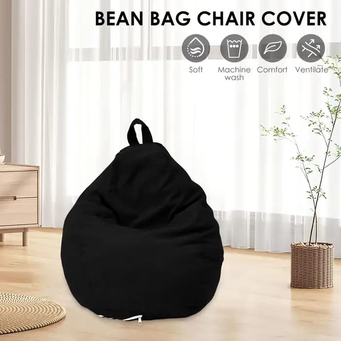 Grand pouf paresseux siège chaise housse de canapé canapé doux moelleux respirant adulte enfant Tata