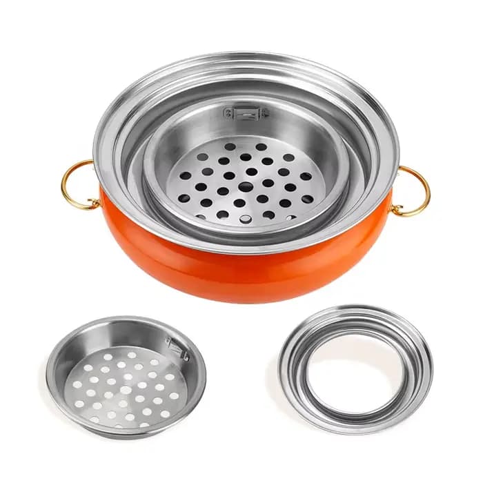 Grill de Barbecue Portable en acier inoxydable au carbone