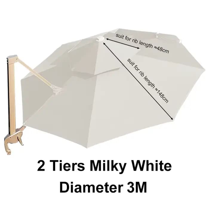 Tissu de rechange pour parasol romain 3M/3.5M