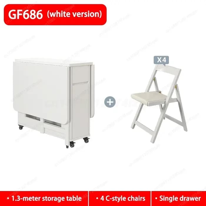 Table à Manger Pliable pour Petit Ménage