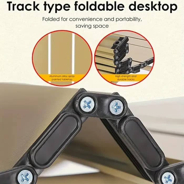 Table de pique-nique portable pliable en acier