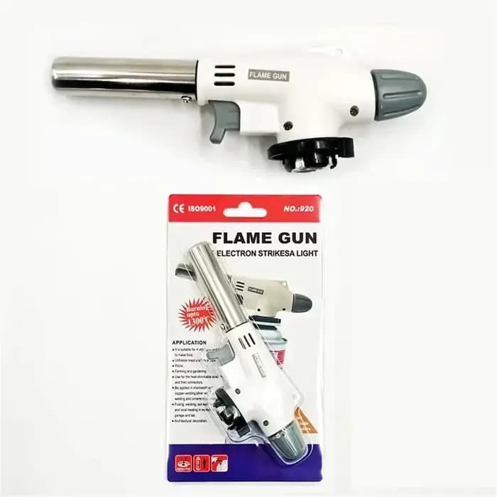Brûleur de carte barbecue extérieur cuisine cuisson allumeur pistolet à flamme pistolet de pulvérisa