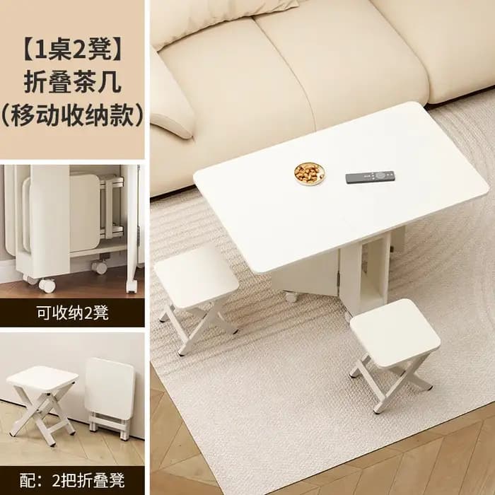 Table basse d'angle moderne pliable