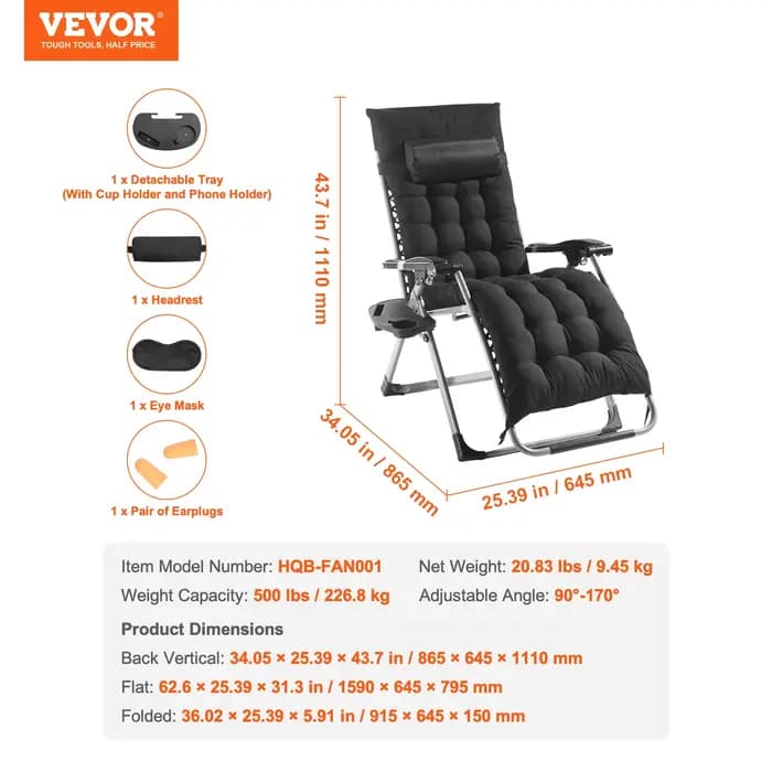Zero Gravity Chair