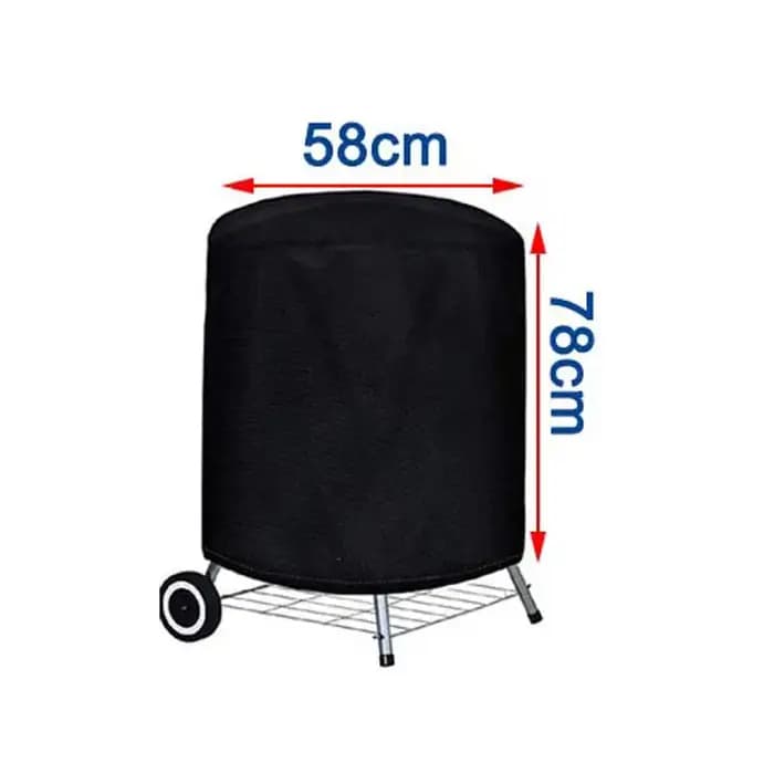 Couverture de Barbecue ronde extérieure 210D Weber couverture de gril robuste poêle de foyer couvert