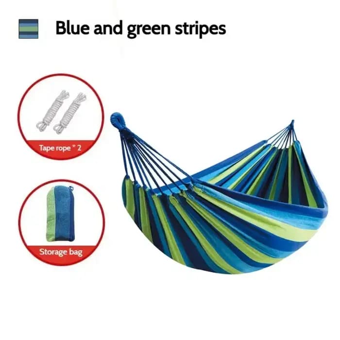 Hamac pliant portable en toile pour l'extérieur