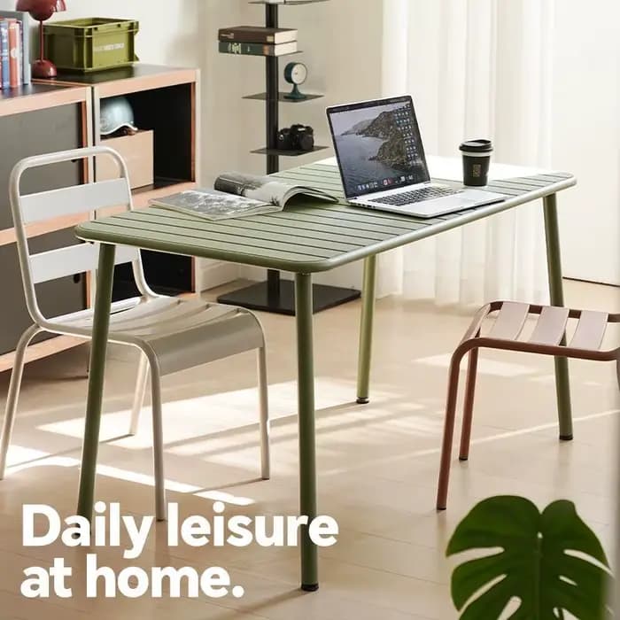 Table longue table à manger extérieure intérieure étanche Villa cour balcon loisirs Simple jardin table de bureau étanche