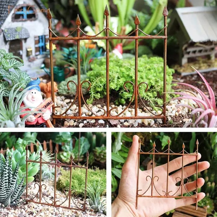 Clôture en métal l'inventaire pour jardin nickel é