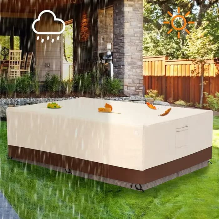 Housse de meubles de jardin d'extérieur robuste 420D