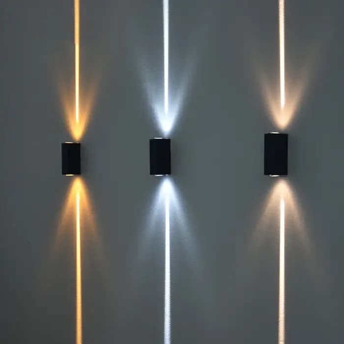 Applique murale extérieure étanche LED COB étanche IP65 applique en aluminium éclairage porche lampe