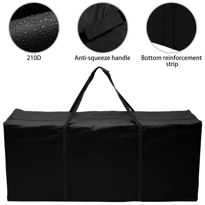 Sac de rangement pour meubles de jardin, multifonction, extérieur, étanche, sacs de rangement pour arbres de noël, organisateur de siège à coussin robuste