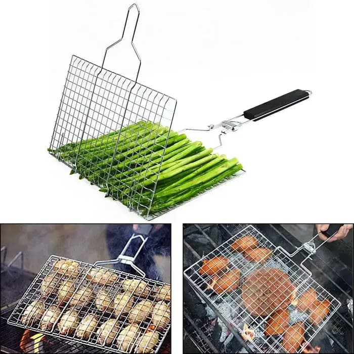 Maille antiarina en acier inoxydable pour barbecue