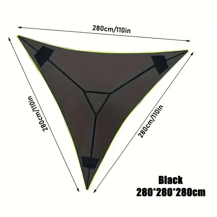 Hamac triangulaire en maille portable