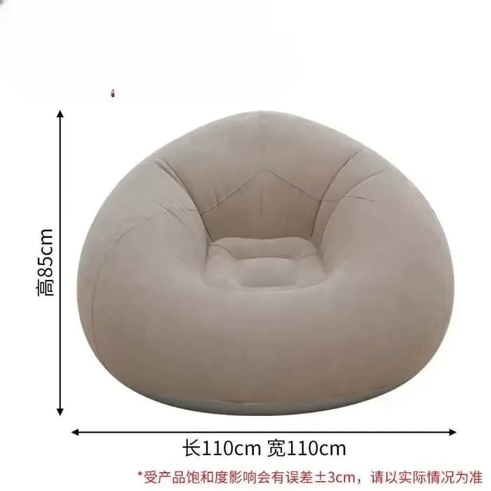 Canapé paresseux gonflable ovale pliable, chaise longue d'extérieur, Camping, cour, jardin, chaise p