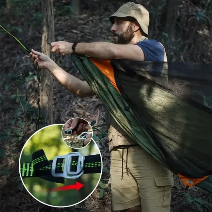 Hamac de Bushcraft avec moustiquaire
