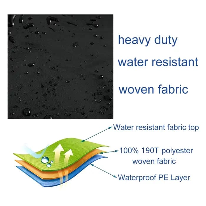 Juste de protection imperméable pour chaise longue de jardin