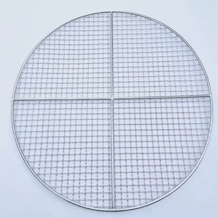Filet de maille en tissu pour barbecue, acier inoxydable SS304, trou carré rond, séchoir à aliments