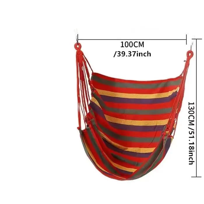 Hamac d'extérieur en toile épaisse, filet de balançoire d'extérieur pour Camping, chaise suspendue r
