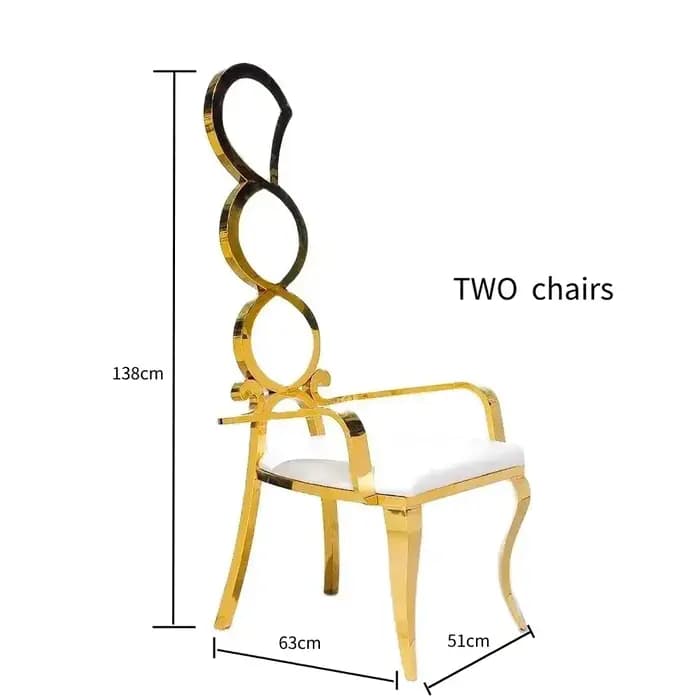 Chaise Chiavari royale pour fête de mariage