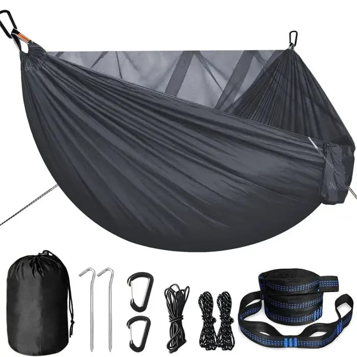 Hamac portable à installation rapide avec moustiquaire