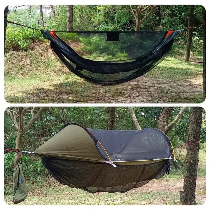 2025 voyageur hamac bas moustiquaire couverture extérieure hamac détachable moustiquaire camping ham
