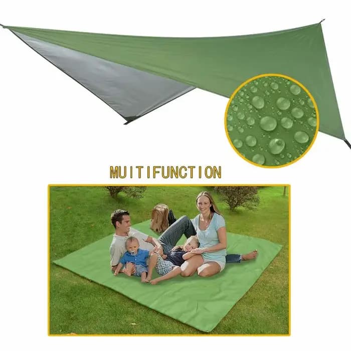 Hamac de Camping moustiquaire et auvent de hamac hamac en Nylon Portable sangles d'arbre de mouche d