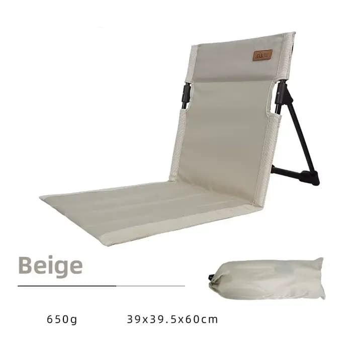 Chaise à Dossier Pliante Portable pour Camping en Plein Air