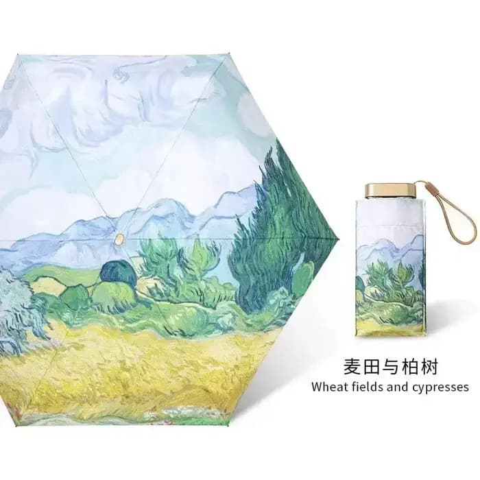 Parasol de protection solaire : Parapluie pliable extérieur pratique à six