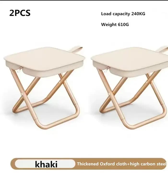 Chaise pliante multifonctionnelle portable pour l'extérieur