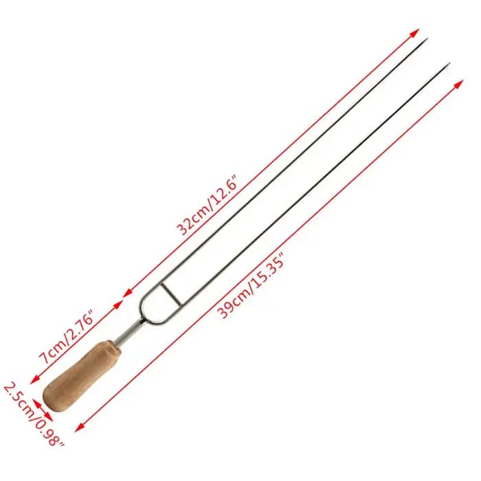 Fourchette de brasage en forme de U en acier inoxydable