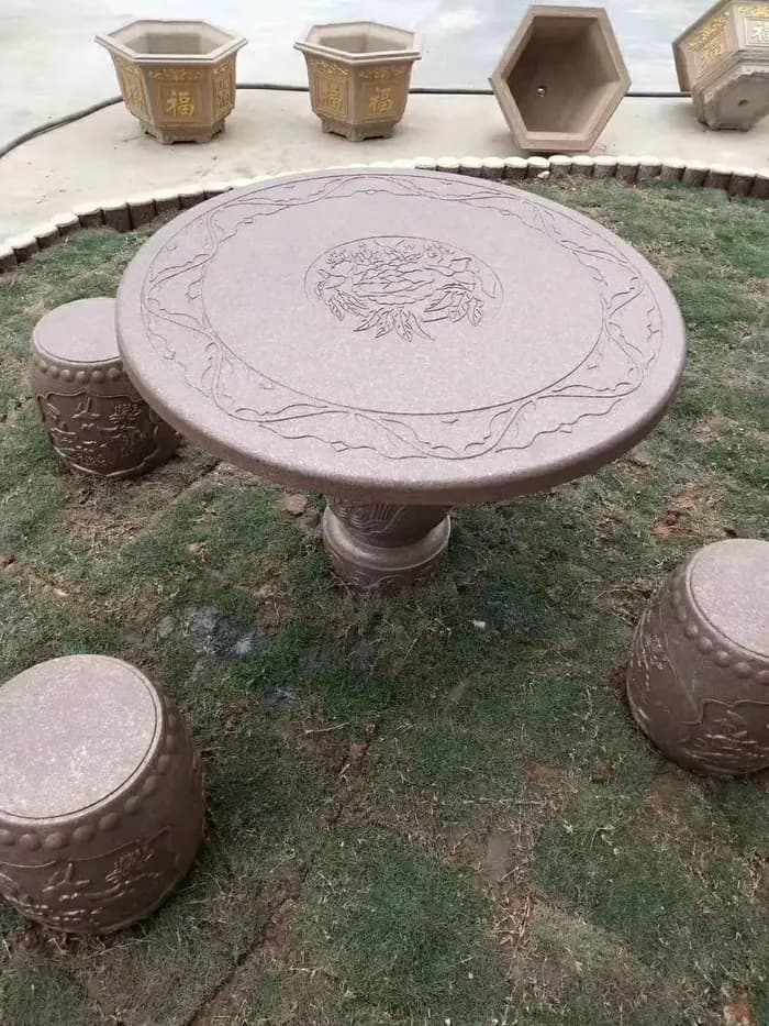 Moule concret en plastique de chaise de table d'ABS pour la décoration de jardin de parc