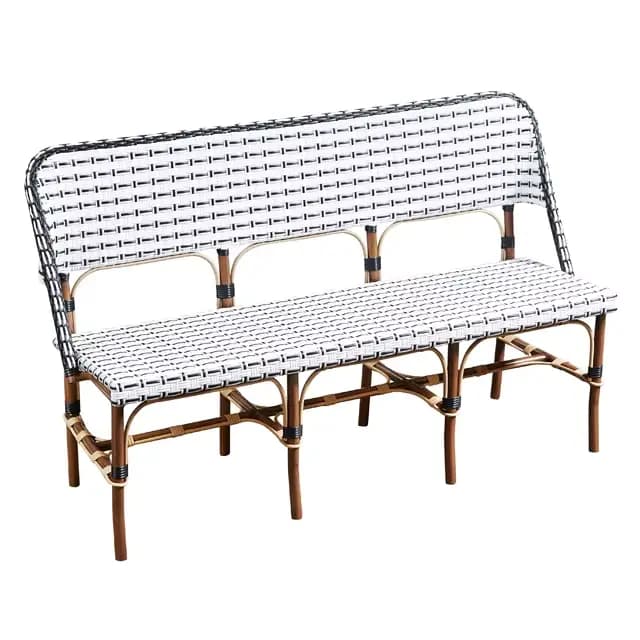 Moderne français extérieur parc Patio chaises en osier meubles extérieur jardin Bistro aluminium 3 p