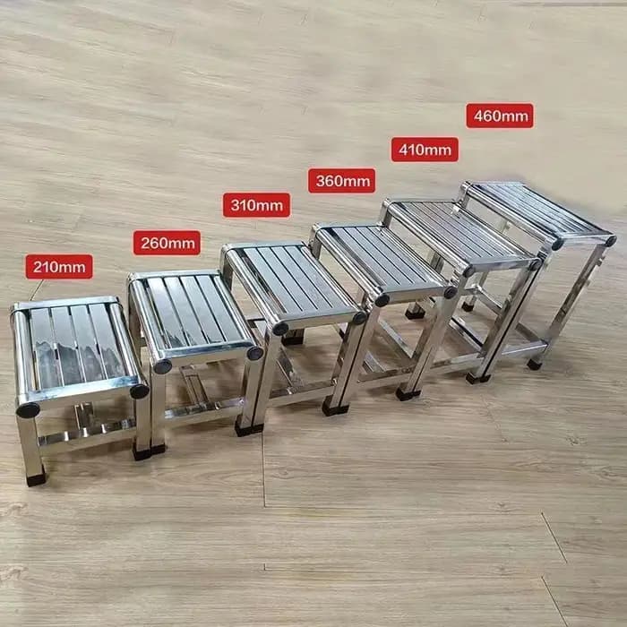 Tabouret épais en acier inoxydable, Tabouret de cueillette de légumes, tabourets bas imperméables en