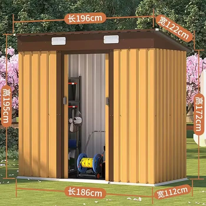Abri de rangement extérieur, salle d'outils de jardin étanche, pièce Simple Mobile, salle utilitaire d'arrière-cour