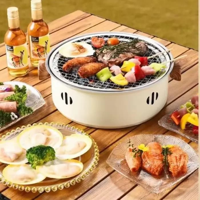 Grill de Barbecue coréen poêle à charbon de bois gril
