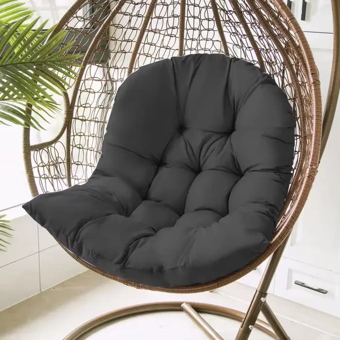 Coussin de balançoire en forme d'œuf pour intérieur et extérieur