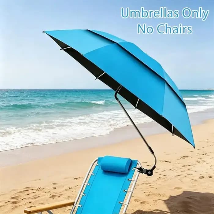Parasol de plage avec pince universelle