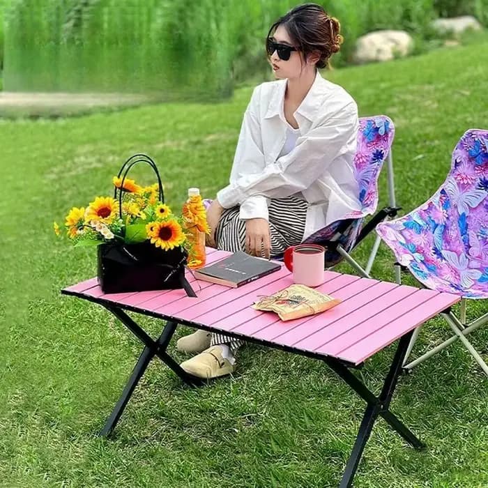 Table de camping portable