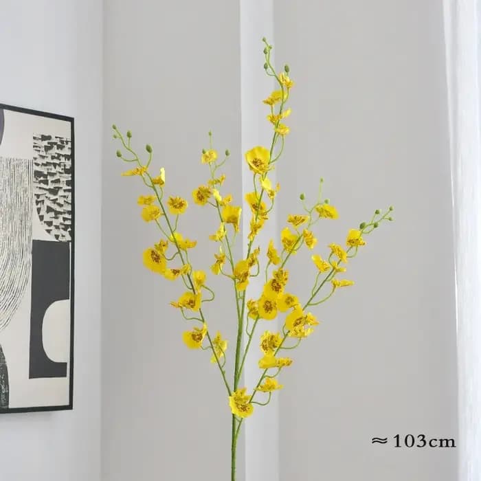 Orchidée phtalorchidée artificielle à 5 fourches Wenxin