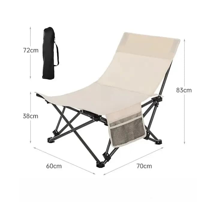 Chaise longue pliante d'extérieur