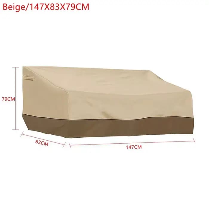 Housse anti-poussière imperméable pour meubles de jardin, tissu Oxford 210d, protection pour balcon,