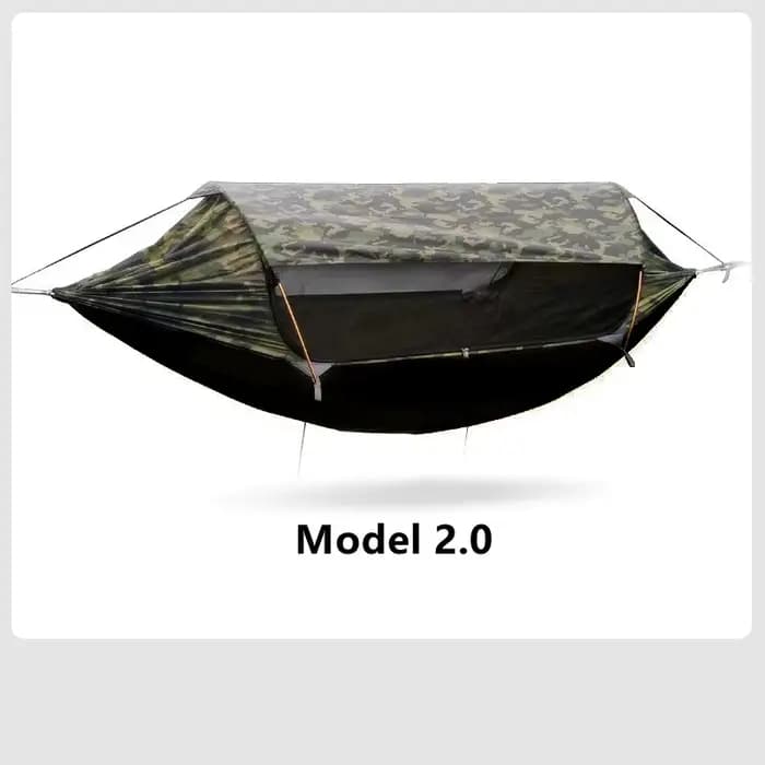 Hamac de voyage 2026, hamac d'extérieur anti-roulis et anti-moustiques, hamac de camping double avec