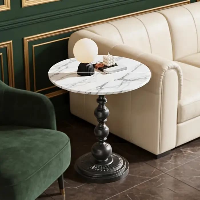 1 petite table d'appoint créative de style rétro pour le salon
