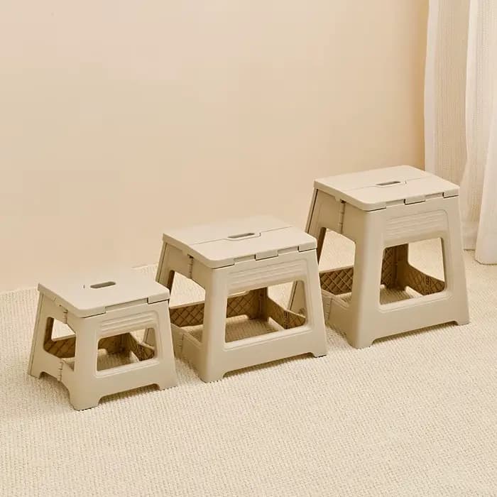 Tabouret pliant portable d'extérieur, petit tabouret en plastique, tabouret de pêche, tabouret de co