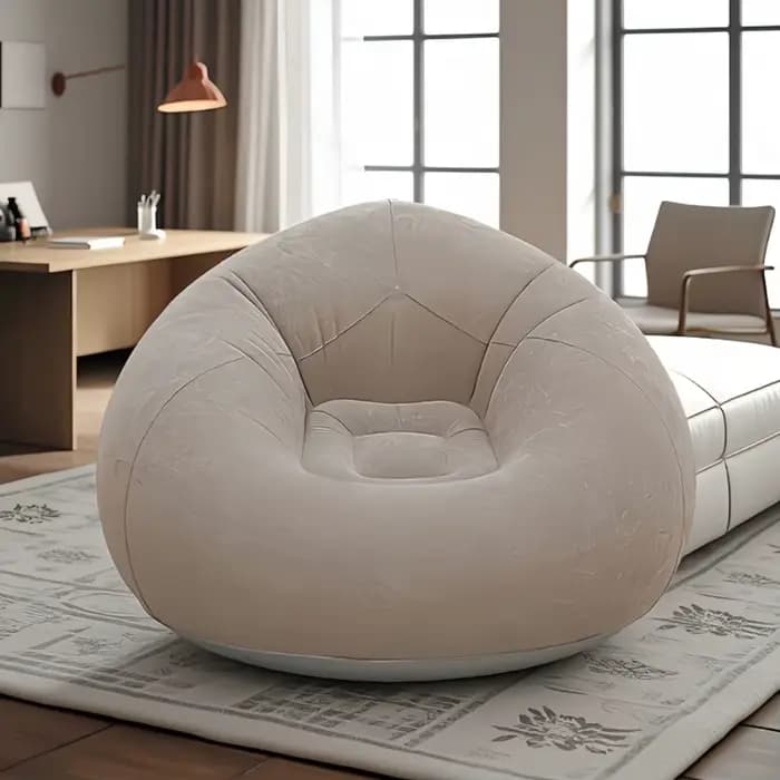Canapé paresseux gonflable ovale pliable